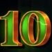 Symbol Číslo 10 automatu Zeus vs Hades – Gods of War od Pragmatic Play