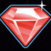 Symbol Červený diamant automatu Joker’s Jewels od Pragmatic Play