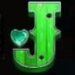 Symbol Písmeno J automatu Wild West Gold od Pragmatic Play