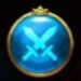Symbol Modrá automatu Wisdom of Athena od Pragmatic Play