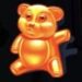 Symbol Oranžový medvedík automatu Sugar Rush 1000 od Pragmatic Play