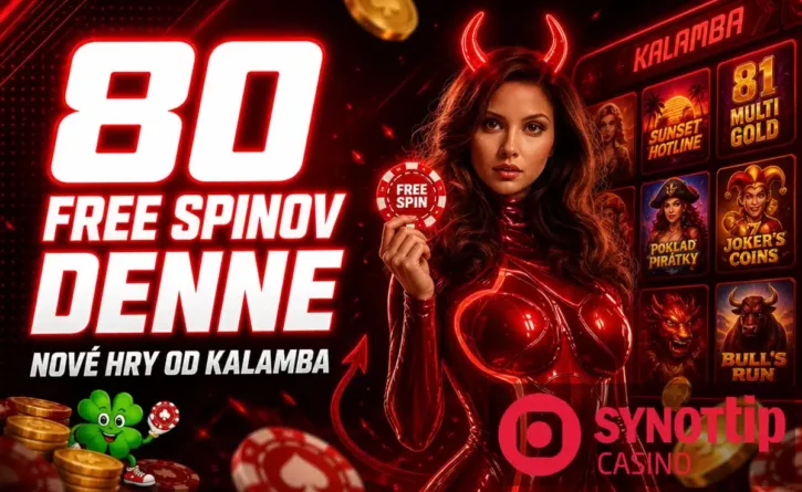 80 free spinov v Synottipe