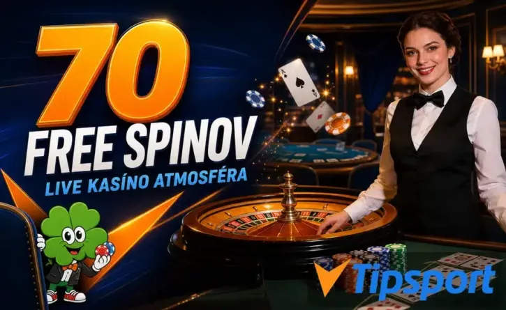 70 free spinov v Tipsporte