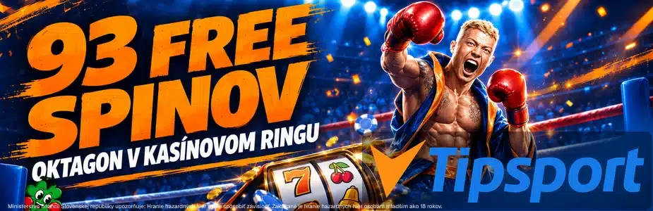 93 free spinov v Tipsporte