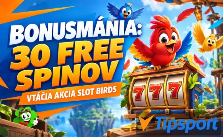 30 free spinov v Tipsporte