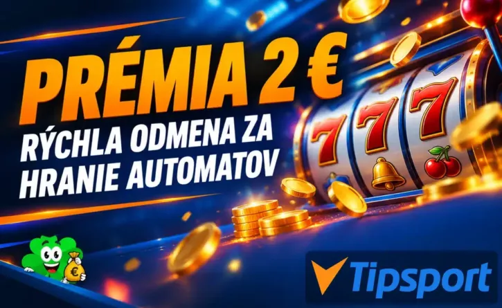Prémia 2€ v Tipsporte