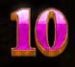 Symbol Desiatka automatu Blazing Wilds Megaways od Pragmatic Play