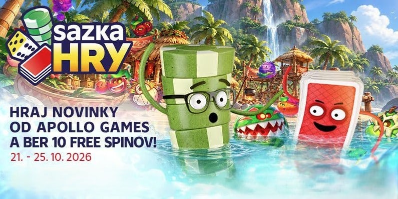 10 free spinov v Sazka hry