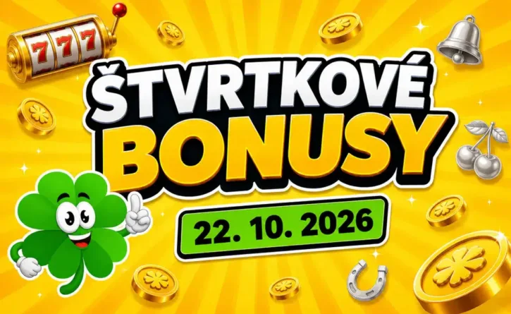 Free spiny a bonusy dnes 22. 10. 2026
