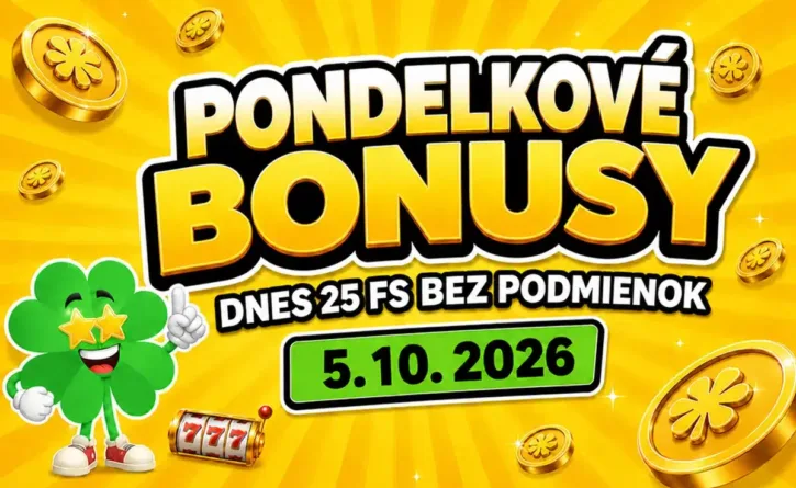 Free spiny a bonusy dnes 5. 10. 2026