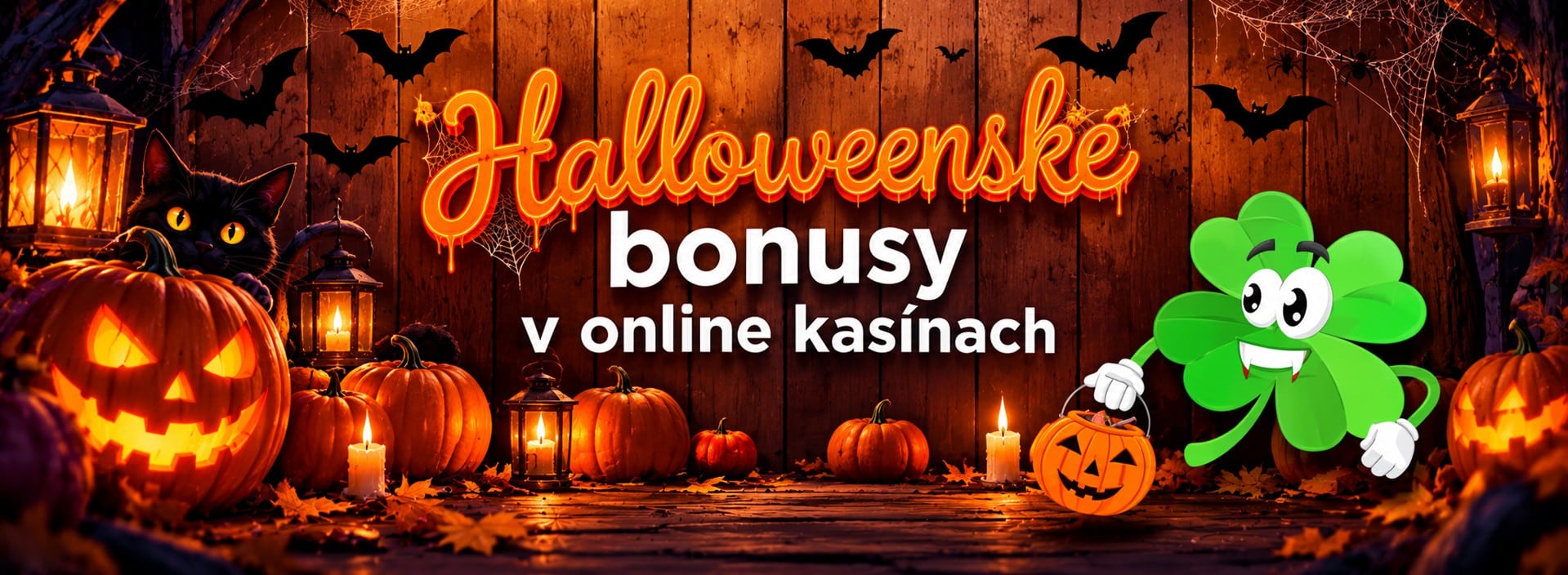 Halloweenske bonusy v online kasínach