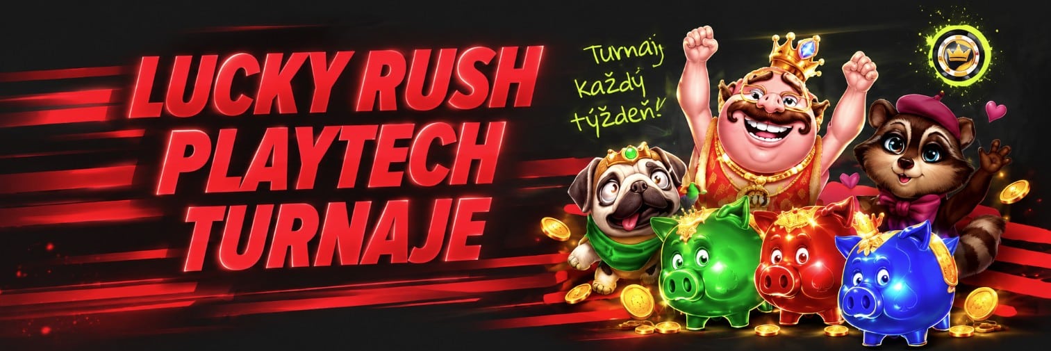 Lucky Rush Playtech turnaje v Doxxbet
