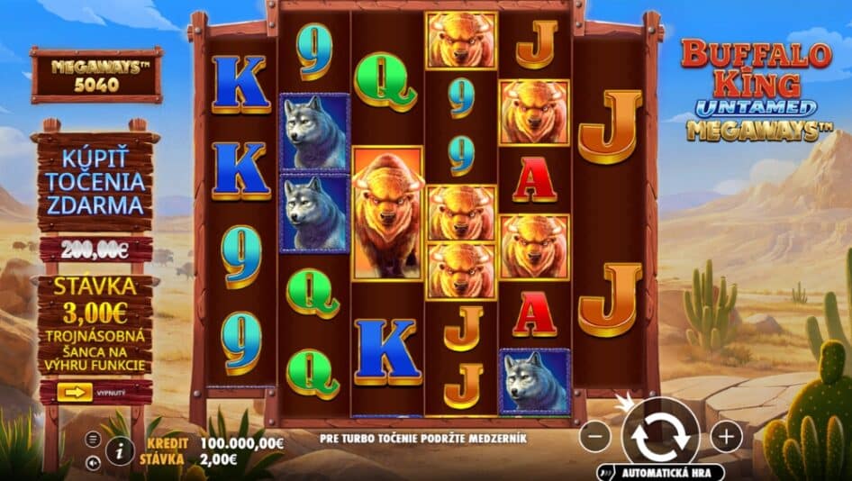 Buffalo King Untamed Megaways od Pragmatic Play