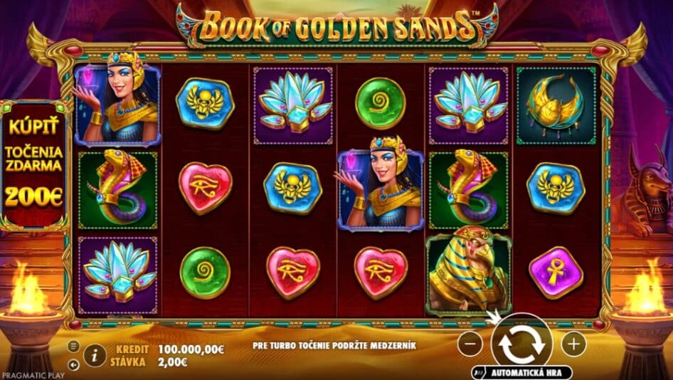 Book of Golden Sands od Pragmatic Play