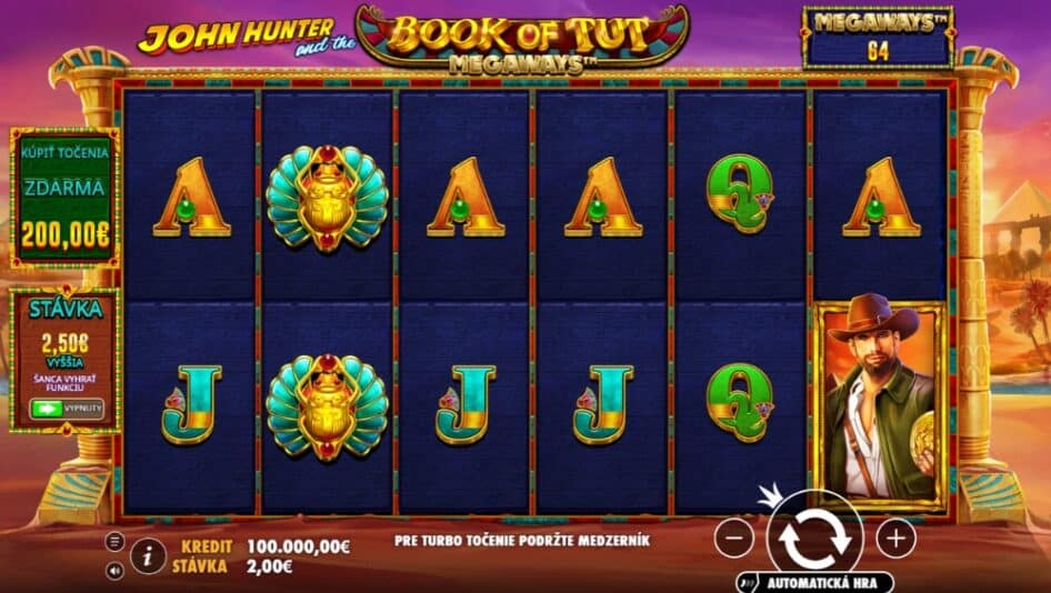 Book of Tut Megaways od Pragmatic Play