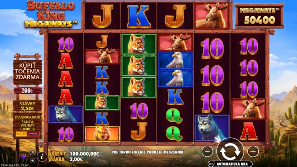 Buffalo King Megaways od Pragmatic Play
