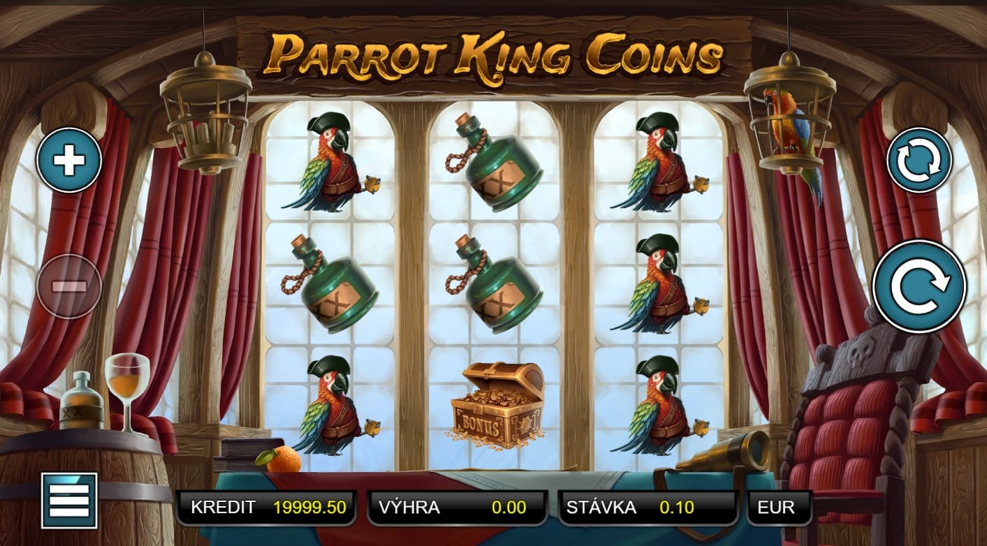 Parrot king coins automat