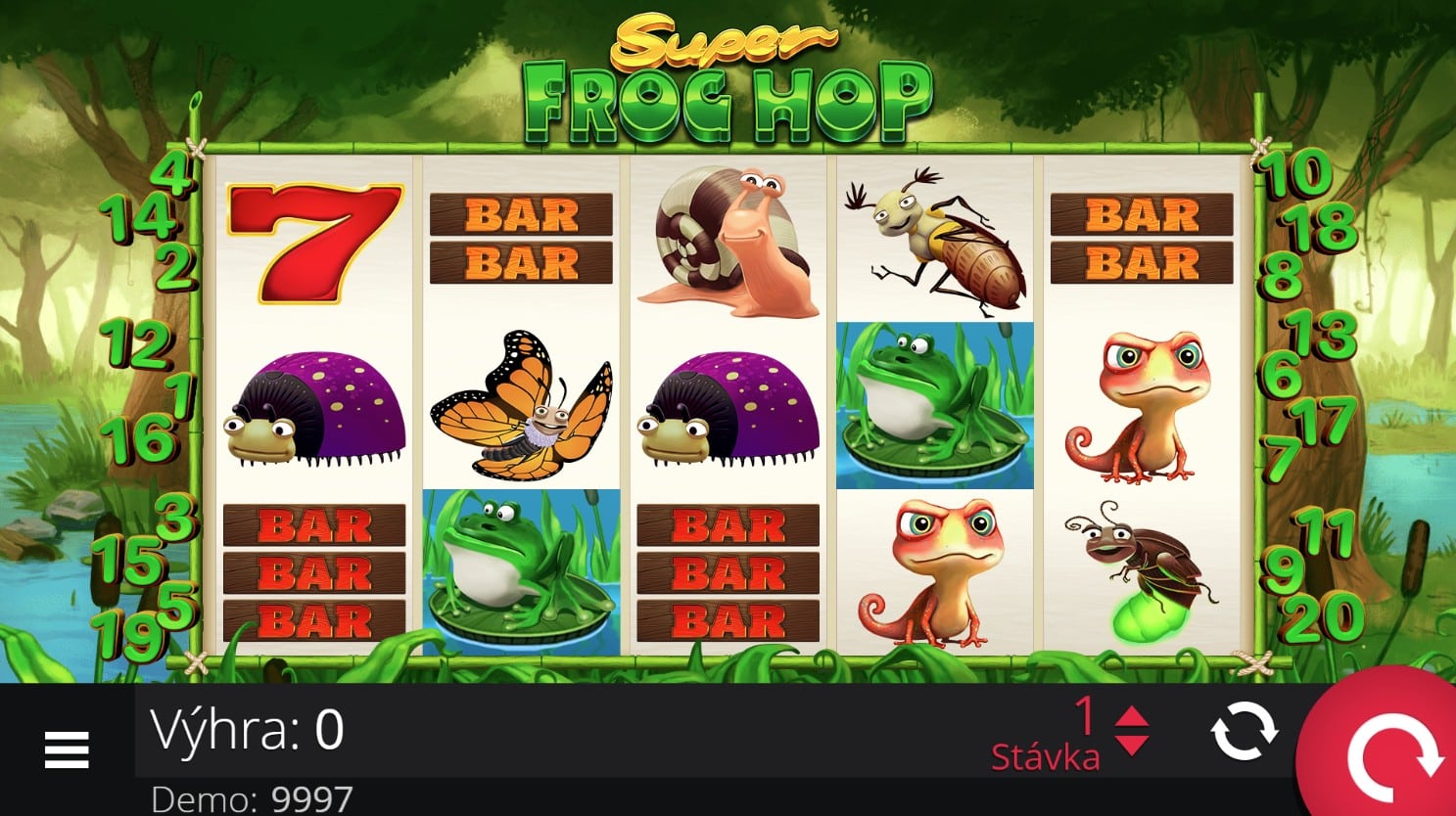Super Frog hop automat