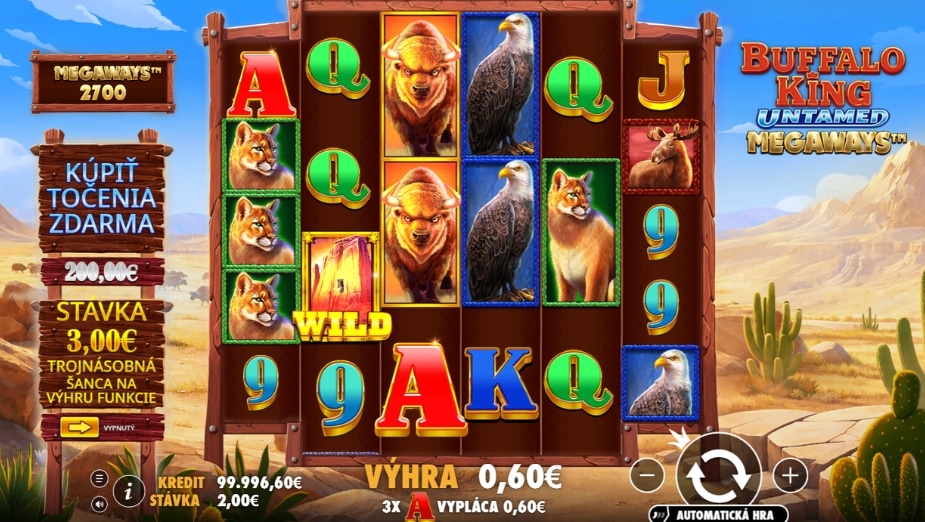 Téma a symboly Buffalo King Untamed Megaways