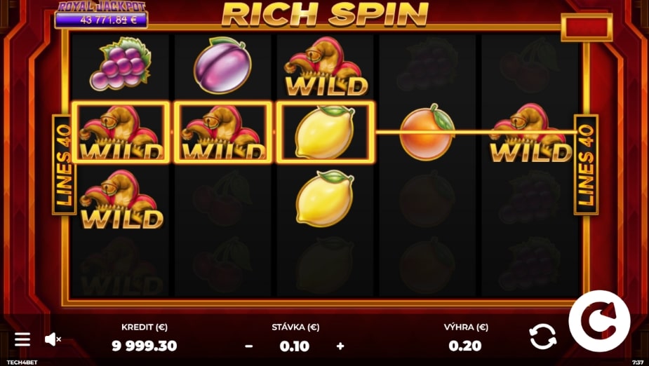 Téma a symboly Rich Spin