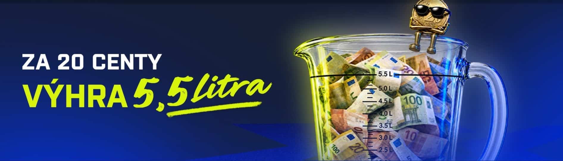 Za 20 centov vyhra v KajotIntacto kasíne