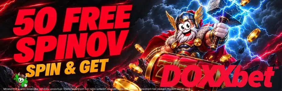 50 free spinov v Doxxbet