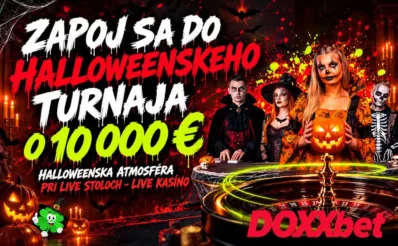 Haloweensky turnaj v live kasíne o 10 000 €