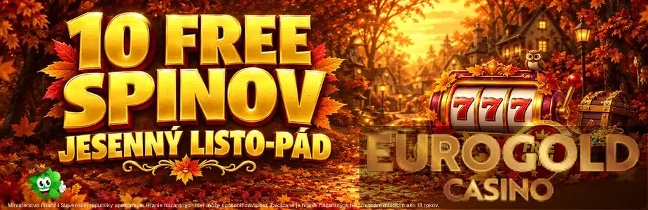 10 free spinov v Eurogolde