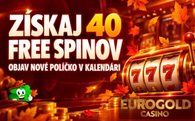 40 free spinov v Eurogolde