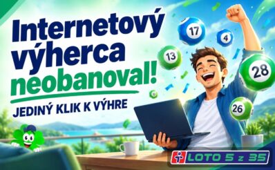 Internetový výherca neobanoval