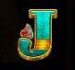 Symbol Písmeno J automatu Book of Tut Megaways od Pragmatic Play