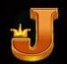 Symbol Písmeno J automatu Buffalo King Untamed Megaways od Pragmatic Play