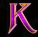 Symbol Písmeno K automatu Book of Kingdoms od Pragmatic Play