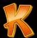 Symbol Písmeno K automatu Caishen’s Cash od Pragmatic Play