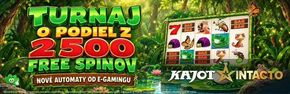 Získaj podiel z 2500 FS v KajotIntacto