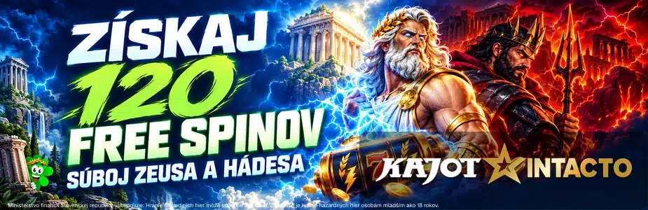 120 free spinov v KajotIntacto