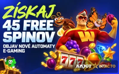 45 free spinov v KajotIntacto