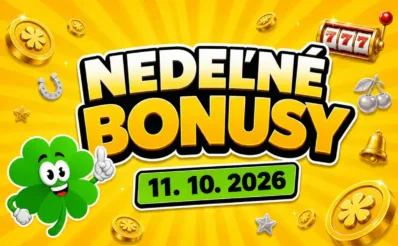 nedeľne bonusy 11.10.2026