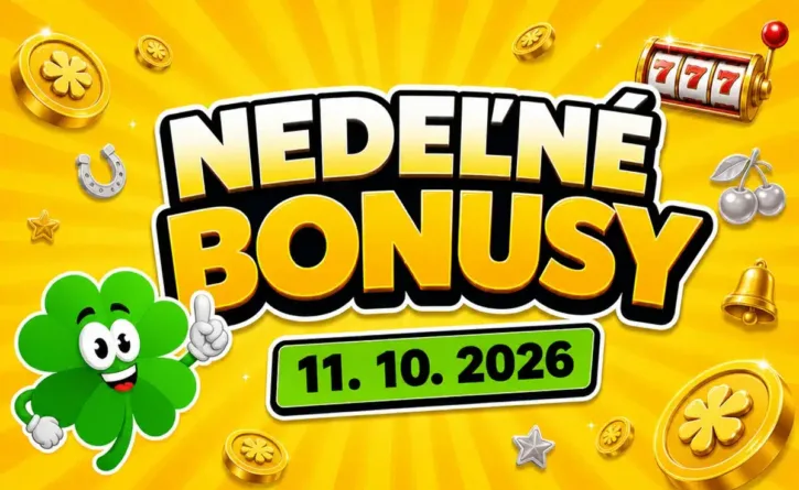 nedeľne bonusy 11.10.2026