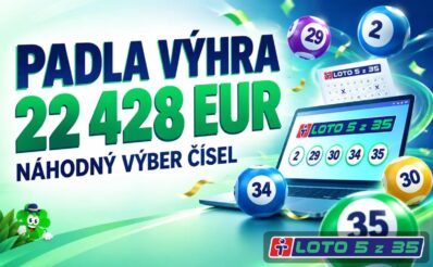 Padla výhra 22 428 eur
