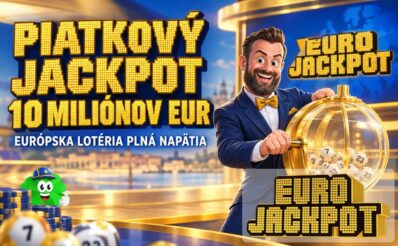 Piatkový jackpot 10 miliónov eur