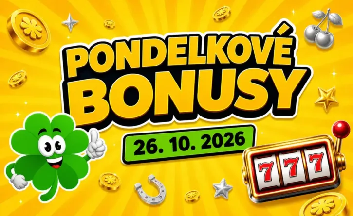 pondelkové bonusy 26.10.2026