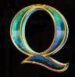 Symbol Písmeno Q automatu Book of Kingdoms od Pragmatic Play