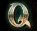 Symbol Písmeno Q automatu Book of Vikings od Pragmatic Play
