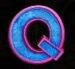 Symbol Písmeno Q automatu Bow of Artemis od Pragmatic Play