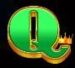 Symbol Písmeno Q automatu Buffalo King od Pragmatic Play