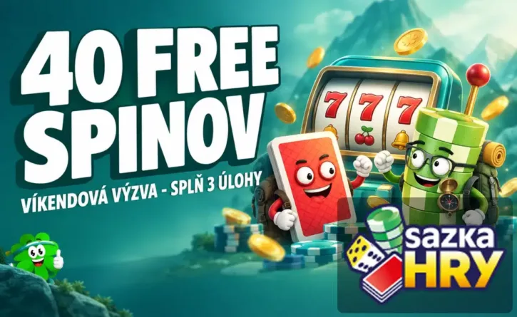 40 free spinov v Sazkahry