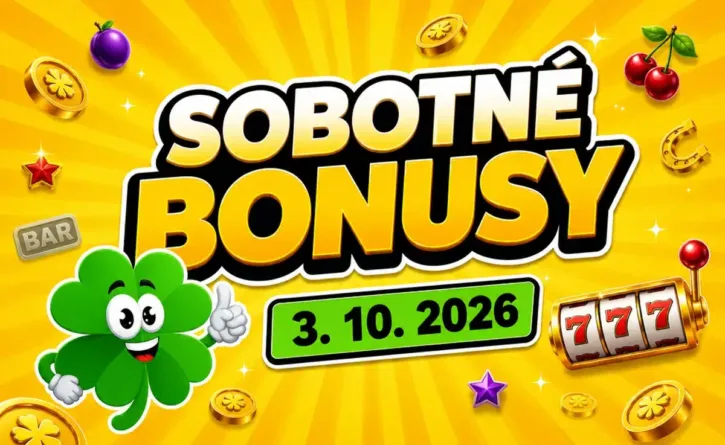 Sobotné bonusy 3.10.2026