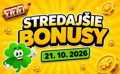 stredajšie bonusy 21. 10. 2026