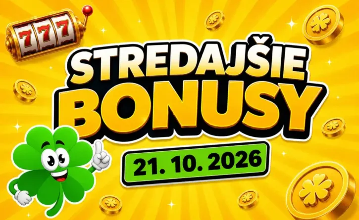 stredajšie bonusy 21. 10. 2026